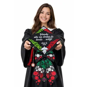 Volando Alto 2026 Embroidered graduation cap topper