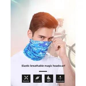 Summer Outdoor Sun Protection Neck Gaiter Quick-Dry Multi-Functional Magic Headscarf Bicycle Sports Breathable Neck Cover Cycling Face Mask
