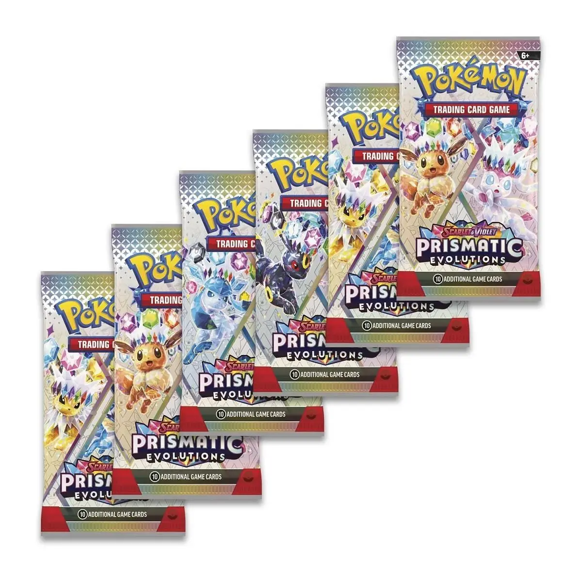 5 x PRISMATIC EVOLUTIONS BOOSTER PACKS