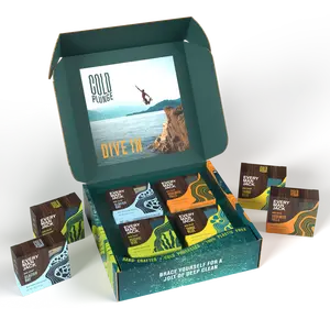 Every Man Jack Cold Plunge Mens Bar Soap Set - Deeply Cleans, Hydrates with Naturally Derived Ingredients - Iconic Cold Water Scents - Pacific Dive, Glacier Bay, Tahoe Blue, Yosemite Falls, 8 Bar Set Body Care