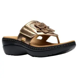 Clarks Merliah2 Kyla Flower Wedge Sandal Clarks Merliah2 Kyla Flower Wedge Sandal