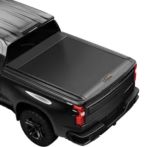 SADELOOS Retractable Truck Bed Tonneau Cover for 2014-2026 Chevy Silverado/GMC Sierra 1500 (5'8" /69" Bed) Retractable Hard Truck Bed Cover Key Lock