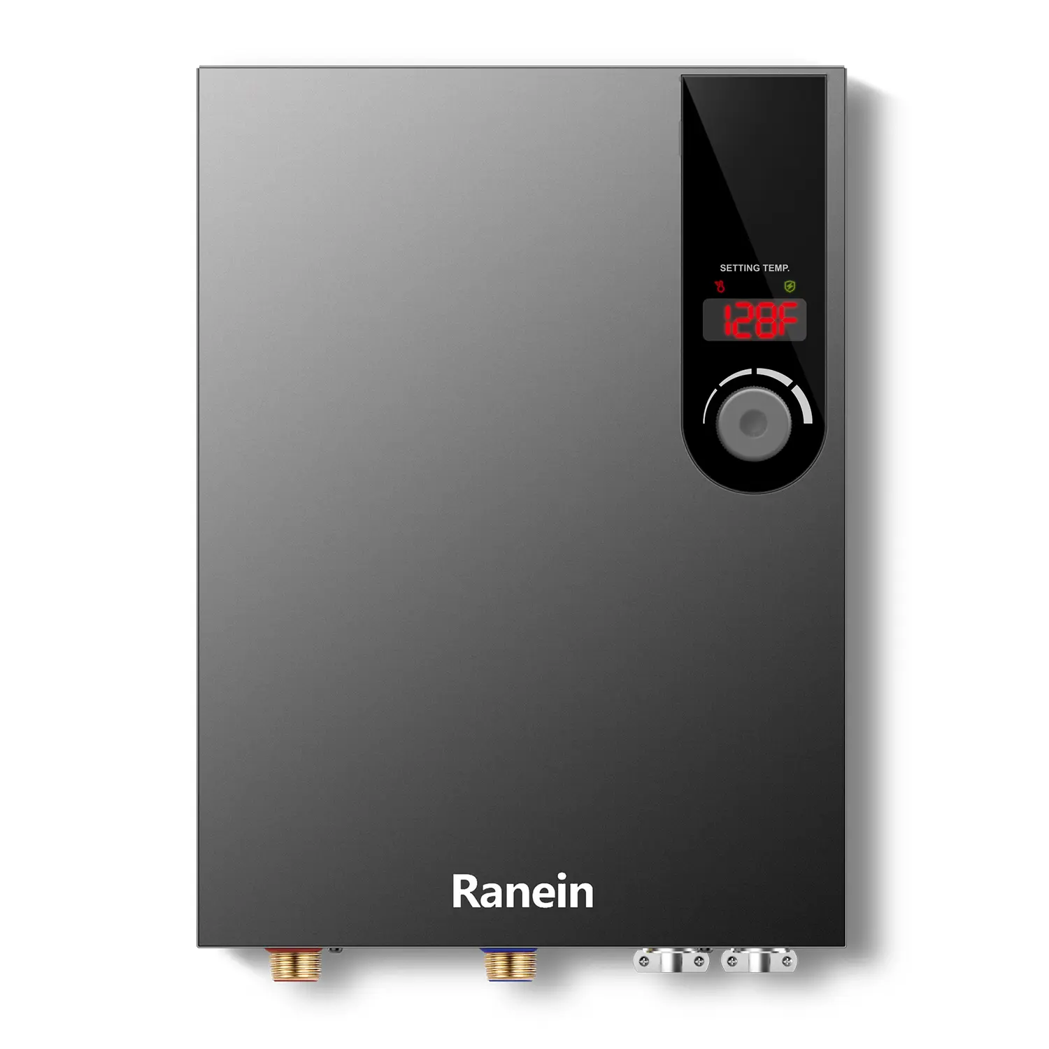 Electric Tankless Water Heater, 27kW 240V on Demand Instant Endless Water Heater with LED Temperature Display for Residential Whole House Shower, Space Saving