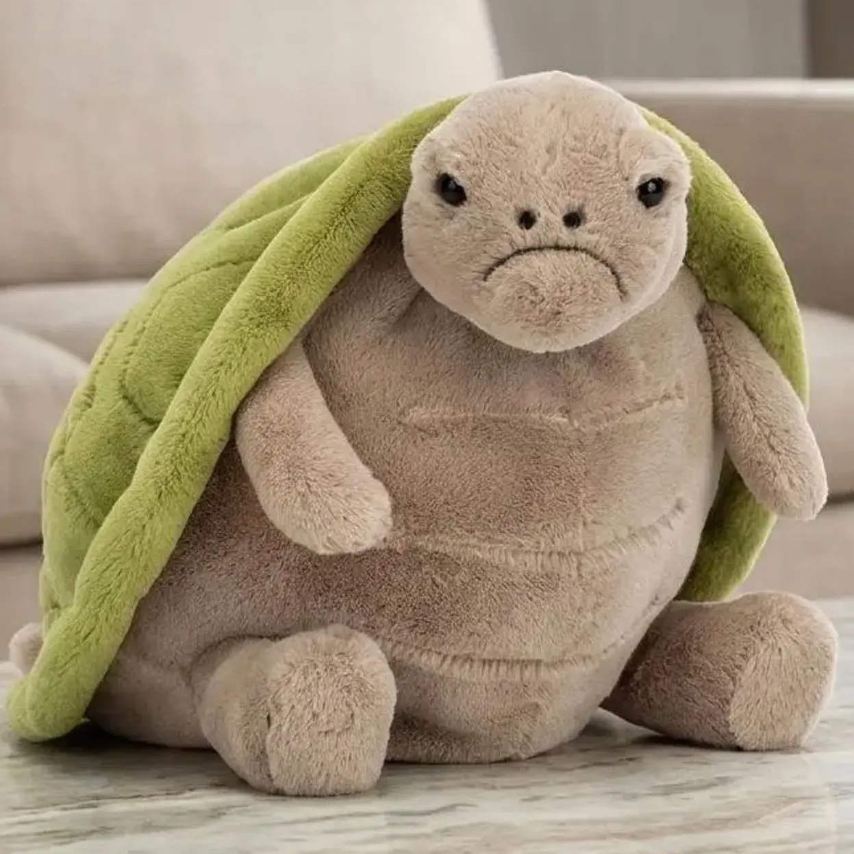 Jellycat Timmy Turtle Large Plush - Ultra Soft Stuffed Animal, Cozy Plushie for Collectors, Bedroom Décor, Stuffed Animals, Plushies