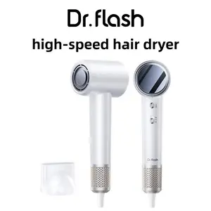 2026 Professional Hair Care: Dr. Flash High-Speed Blow Dryer - Ultra Quiet & Fast Drying, Luxury Salon Experience at Home
