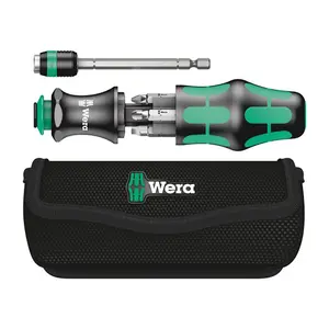 Wera 05051025001 KK 26 7-In-1 Bitholding Screwdriver w/Removable Bayonet Blade