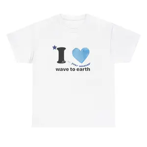 Wave To Earth Shirt New T shirt Vintage All Sizes Casual Crewneck Shortsleeve Menswear T-Shirt