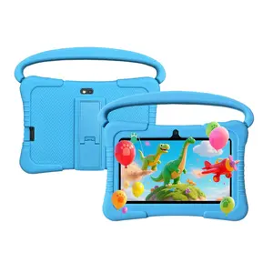 7 Inch Android Tablet, Parental Control Learning Entertainment Tablet with Shockproof Case, Educational Tablet for Kids, Best Gift for Kids