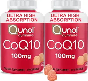CoQ10 Gummies 100mg Vegan and Gluten Free Delicious Heart Health Supplement with High Absorption Formula 2 Month Supply 60 Count Pack of 2
