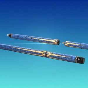 EVO Pegasus Skyflare Jump Cue - 3-Piece Precision Jump Cue with Glass Fiber Shaft, Brown Bakelite Tip (13.9mm), Carbon/Glass Fiber Butt, Ultra-Stiff Mini 3/8-8 Joint, 29in Hybrid Pro Taper, 11-12oz, Wrapless Grip