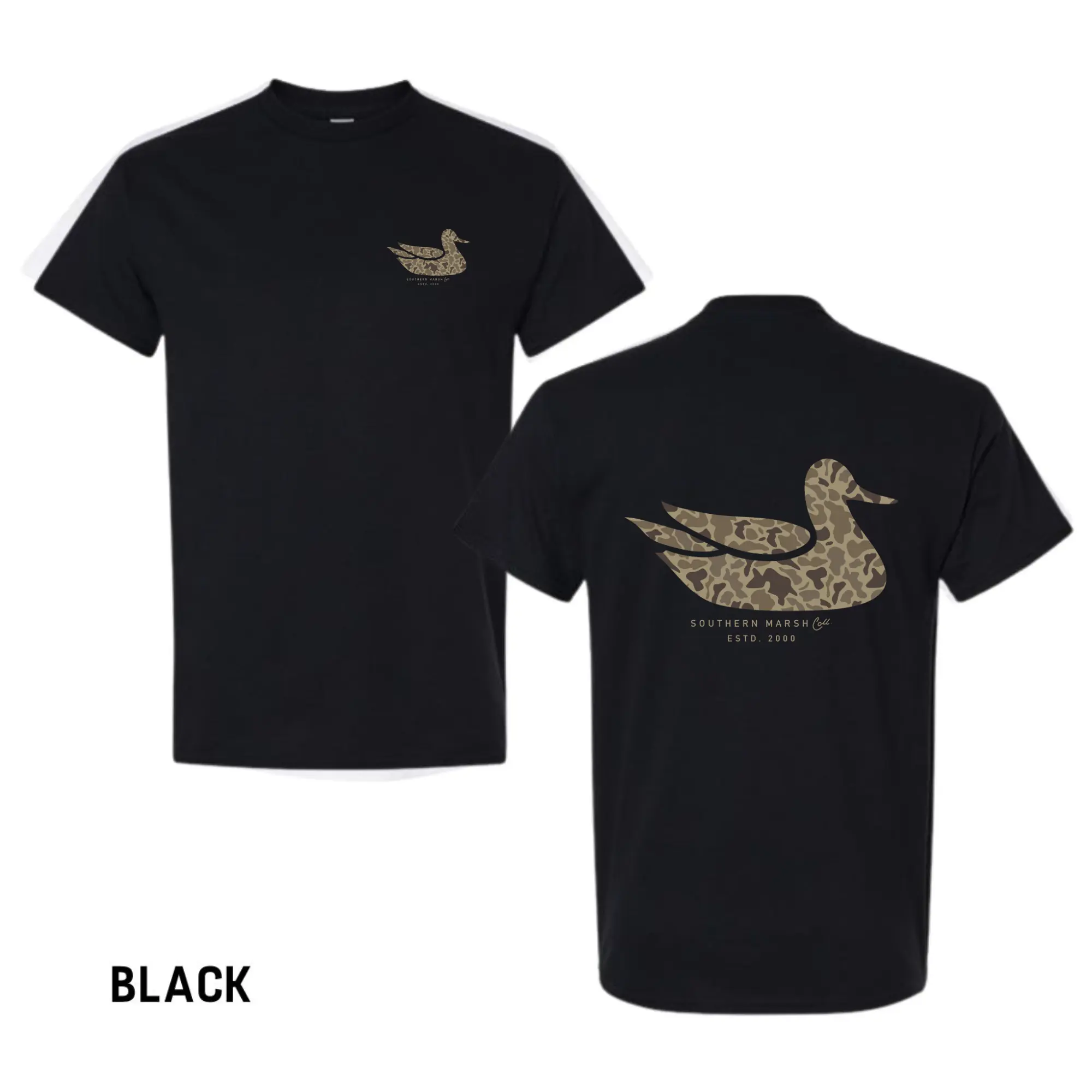 Southern Marsh Camo Logo T-Shirt – Outdoor Graphic Tee For Men, Unisex Shirt, Casual Streetwear Style, Cool Gift Idea, Menswear Tops, Men's T-shirts