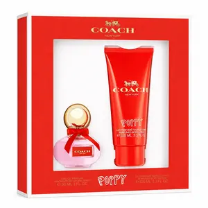 Coach Poppy Eau De Parfum 2PCS Gift Set (1.0 oz + 3.4 oz Body Lotion)