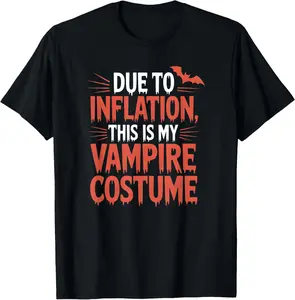 100% Cotton Fashion Garment Vampire Costume T-Shirt