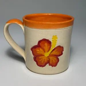 Matt Burton Pottery, Hibiscus mug