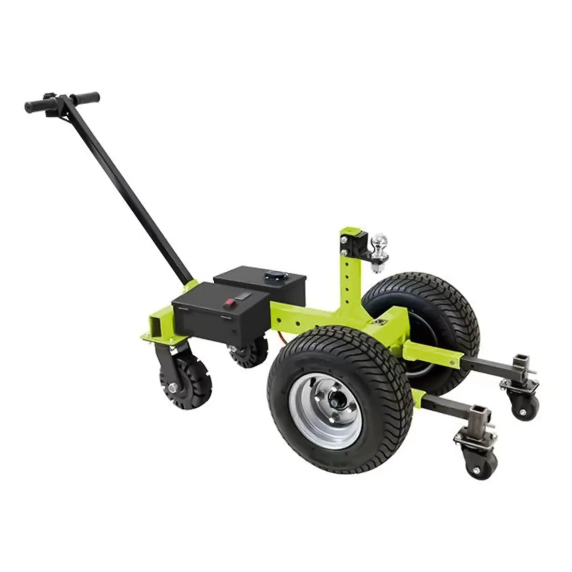 Tow Tuff 7500 Pound Capacity Electric Trailer Dolly with Pnuematic Tires, Green Tow Tuff 7500 Pound Capacity Electric Trailer Dolly with Pnuematic Tires, Green