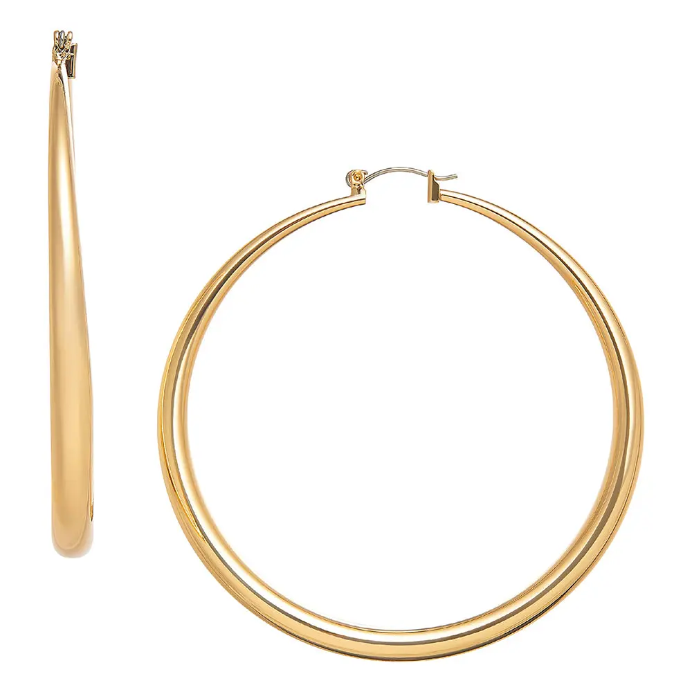 RED by KISS Gold / Silver Plated Pincatch Hoop Earrings
