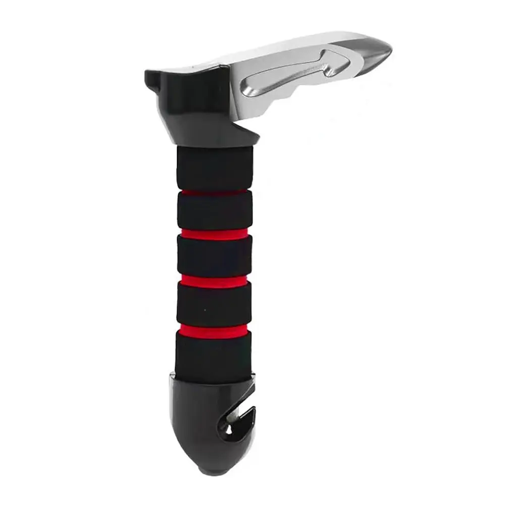 3-in-1 Universal Car Handle Aid - Ergonomic Grip, Steadier Door Pull, Disabled Exit Aid, Stable Design, Reduced Slip Risk, Portable Compact Black & Red Car Interior Accessory for Elderly Drivers (1 Count), Safety