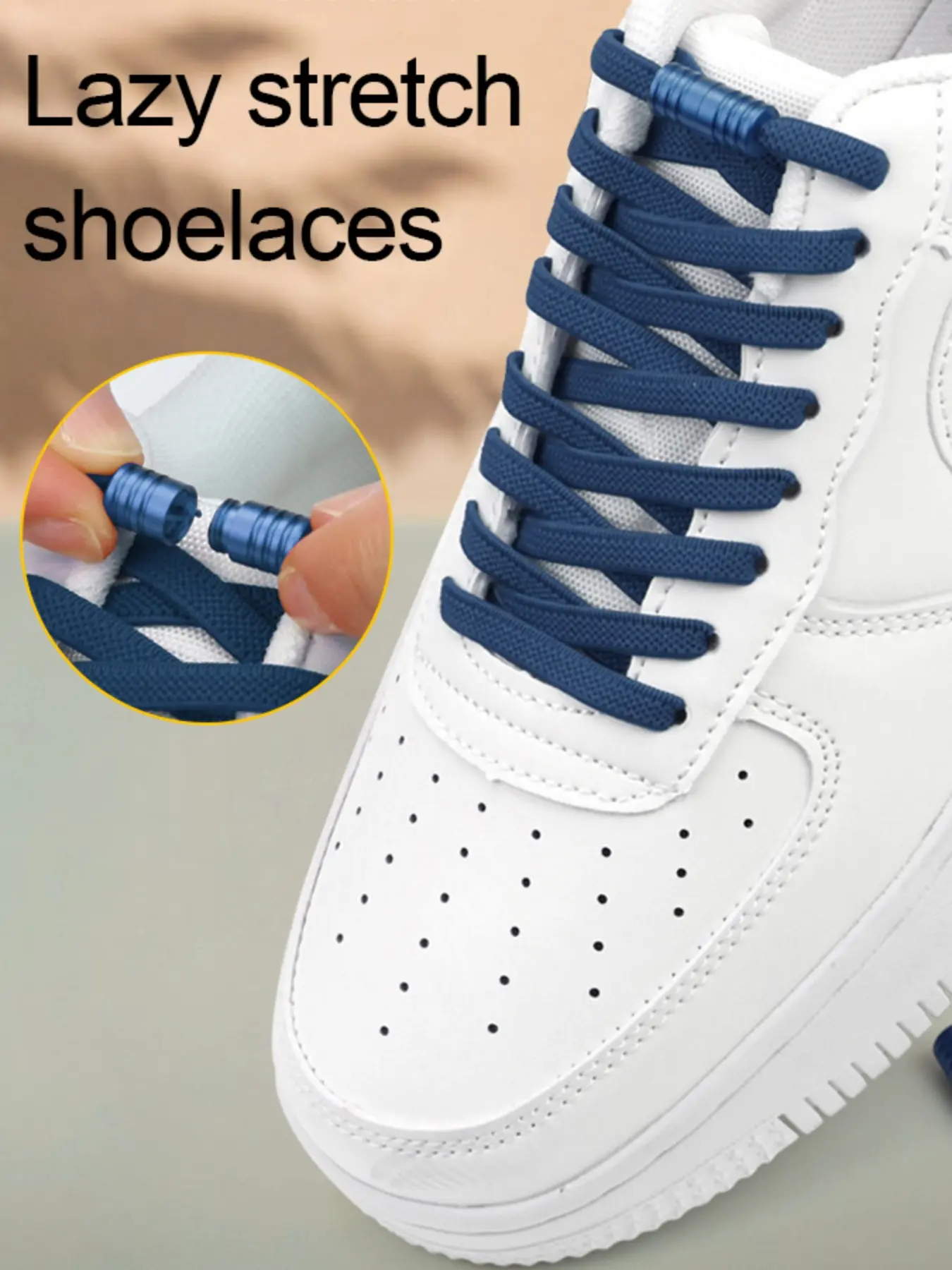 Lazy Shoelace Buckle, Elastic and Adjustable Shoelaces, Stretchy Shoelaces, Secure Lace Up, Footwear Lace, Shoes Accessories for Men and Women, Shoes Accessories for Daily Use, Shoelaces for Sneakers, Shoe Strings for Sneakers