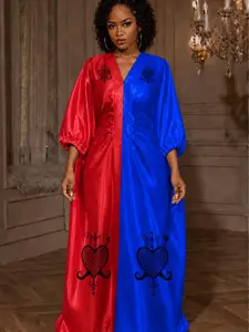 Elegant Oversized Maxi Dress For Plus Size & Slim Women One Size – Adjustable Fit Big Dress For all Body Types Rad Vèvè