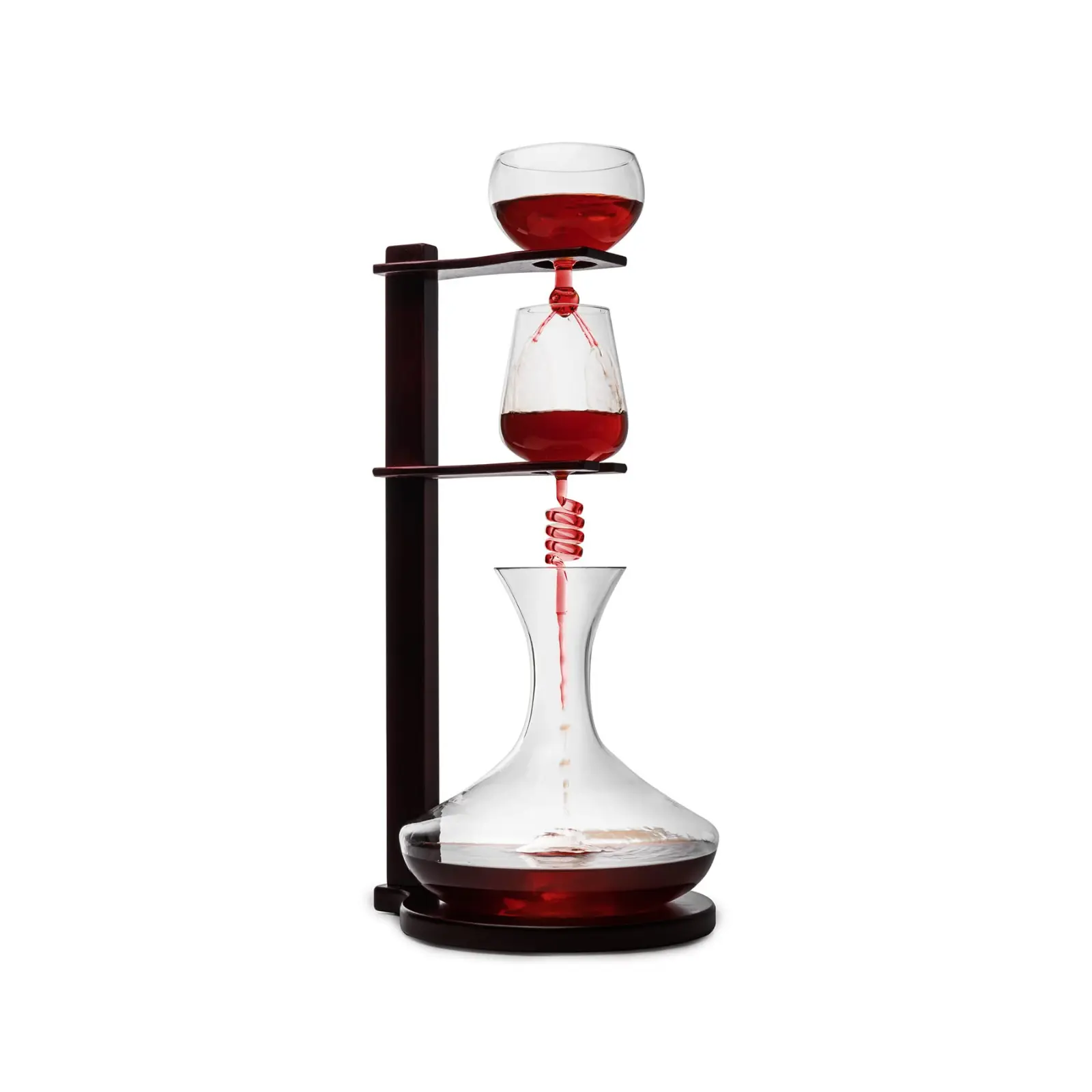 The Wine Savant Wine Tower Aerator - Enhance Your Wine Tasting Experience with Complete Aeration