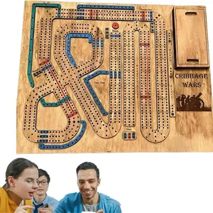 Cribbage Wars Strategy Board Game Classic Fun New Elements, Perfect for Game Night Parties, Engaging Party Activity Prop, Board Family Games