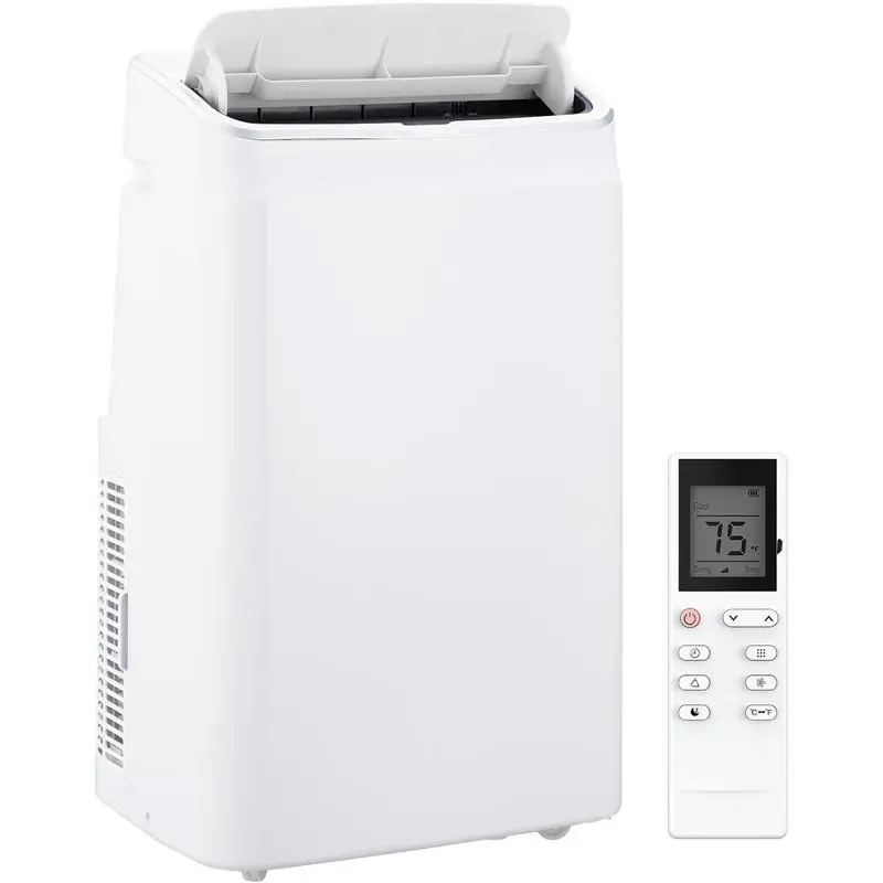 Garvee 14000BTU Portable Air Conditioners with Remote Control and 24H Timer, 3 IN 1 Low Noise Portable AC Unit with Dehumidifier and Fan, up to 750Sq. Ft. For Bedroom, Living Room, Office, Dorms