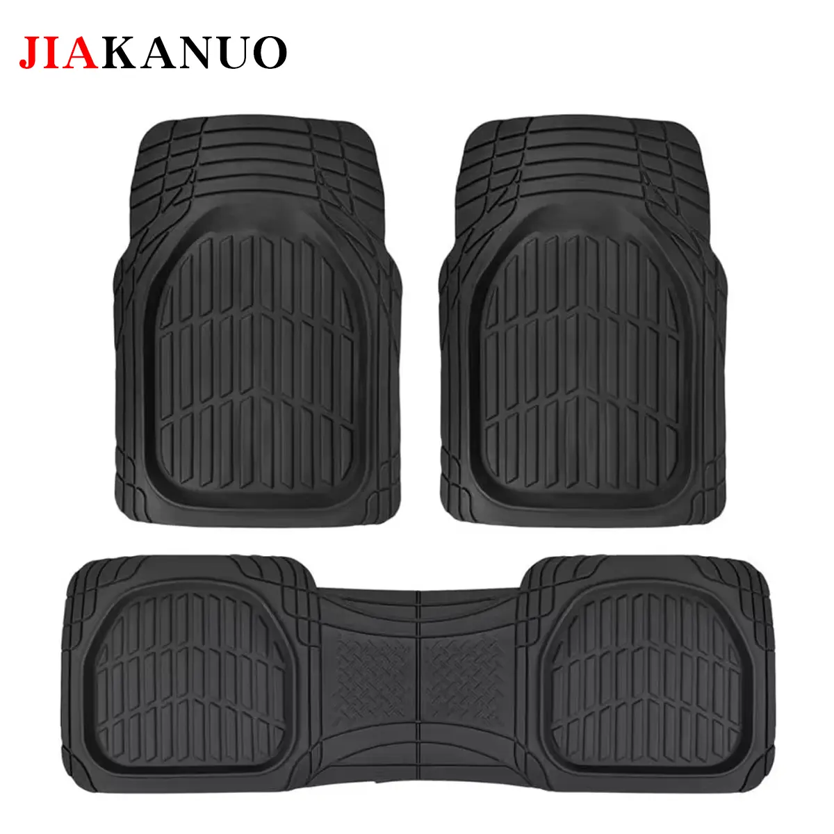 JIAKANUO Thick Non-Slip Car Floor Pads for General Motors - Waterproof, Wear-Resistant, Easy-to-Clean, Cut-to-Fit Truck Interior Accessories for Cars, Off-Road SUVs, 5-Seater Vehicles