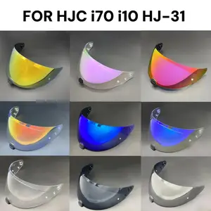 HJC i70 i10 HJ-31 Helmet Visor Anti-UV Anti-Scratch Sunshield Lens for Motorcycle Helmets Day Use Polycarbonate Replacement Parts