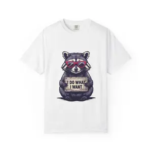 Raccoon Wearing Sunglasses I Do What I Want T-Shirt