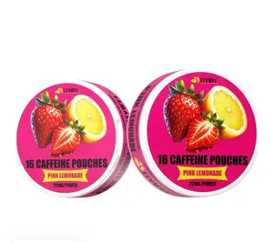 LyvWel Upper Energy Deckys – 2-Jar Caffeine Pouch Bundle (72mg or 225mg Per Pouch)