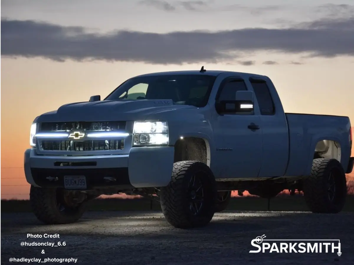 2007-2013 Chevrolet Silverado DRL Grille Bar Kit 2007-2013 Chevrolet Silverado DRL Grille Bar Kit