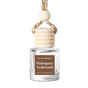 EXOVAN Hanging Car Air Freshener, 8ML Natural Juicy Fruit Fragrance Oil Diffuser, Long Lasting Perfume, 3 Scents, Ideal for Car & Home Gifts