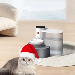 2025 Rechargeable Smart Cat Water Fountain with Self-Refill & Spill-Proof Design - USB Charging, Ideal for Cats & Dogs, Features Tilted Waste Separation, Perfect for Home Pet Hydration