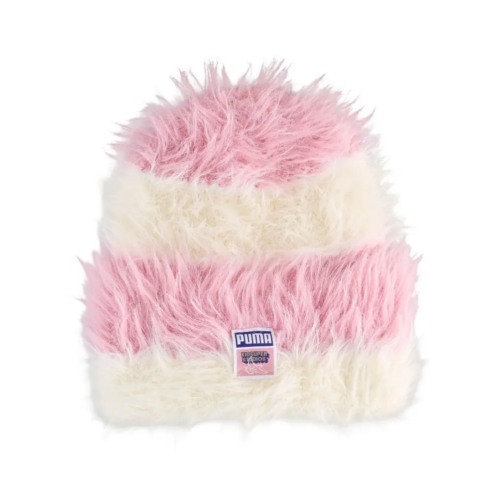 PUMA Womens X Kidsuper High Crown Cuff Beanie Casual - Pink