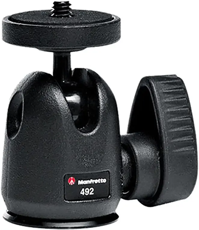 Manfrotto 492 Ball Head Camera Accessory, Direct Replacement for the Manfrotto 482, Accessories