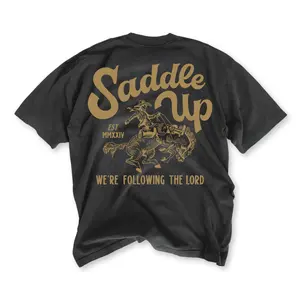 Saddle Up Tee - Vintage Black