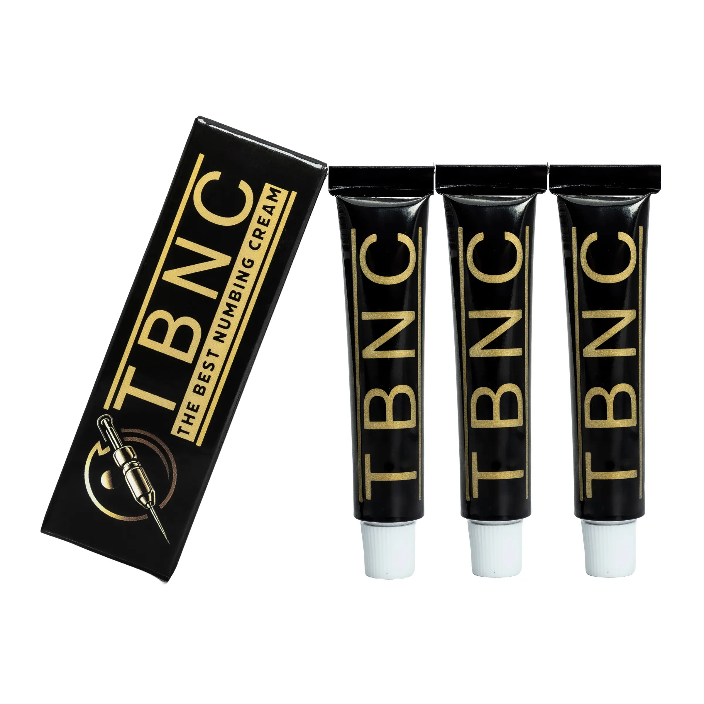 TBNC The Best Tattoo Numbing Cream 3 Pack - Deep Action Numbing Effect Lasts 4-6 Hours for Tattoos Piercings & Cosmetic Treatments