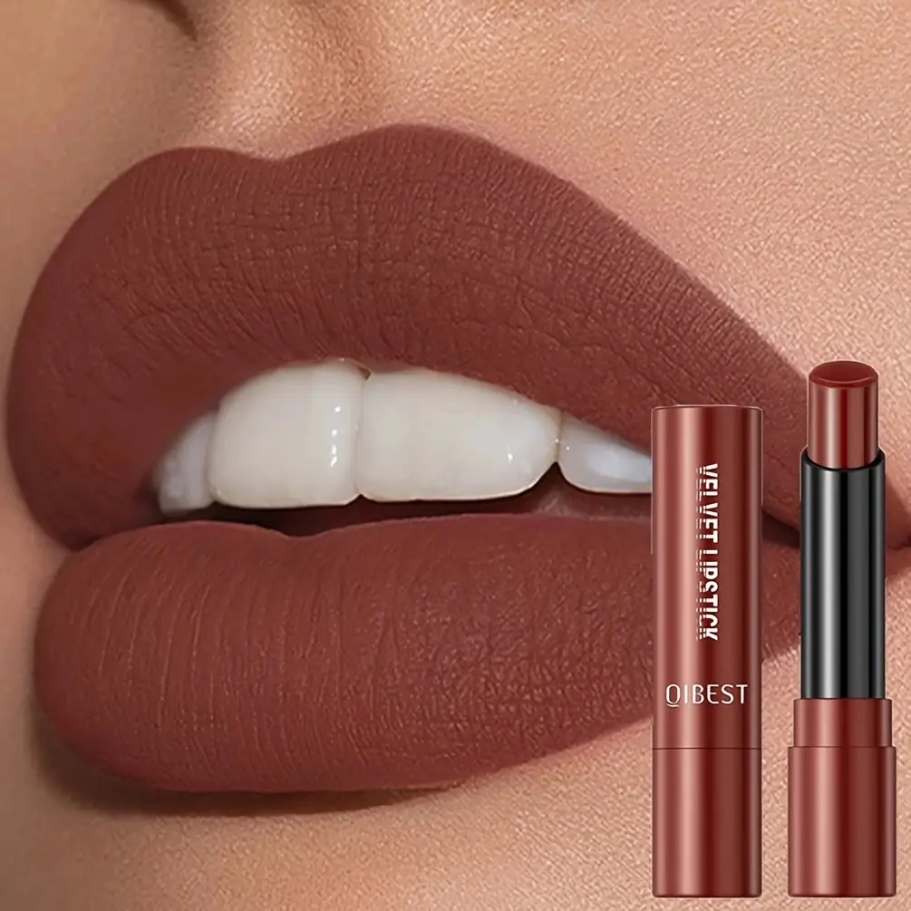 1 set of matte matte matte lipstick, Makeup, long-lasting, waterproof, durable, non stick to the cup, and non smudging, Luxurious Long Lasting