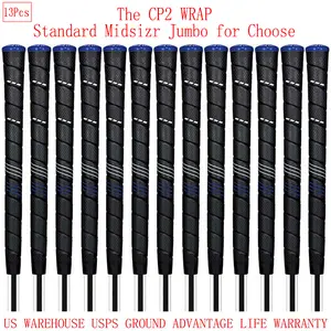 CP2 Wrap 13Pcs Golf Club Grip Tacky Feel Standard Midsize Jumbo for Enhanced Golf Performance Usps Ground