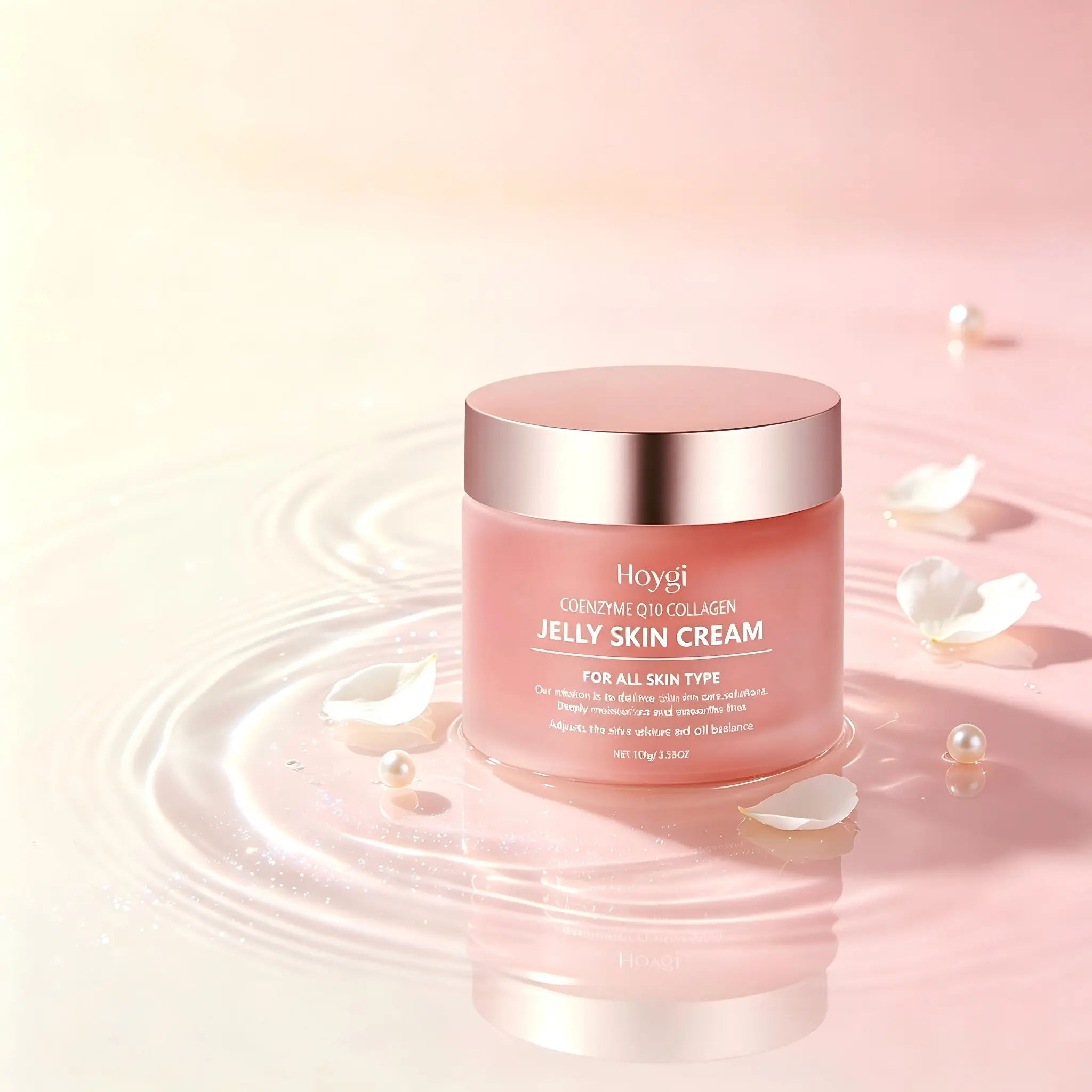 Collagen Firming Jelly Cream - Lightweight Daily Facial Moisturizer for Radiant, Dewy Skin - Non-Greasy Formula for All Skin Types, Collagen Firming Gel, Anti Aging Hydrator, Radiant Skin