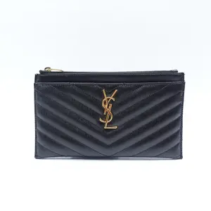 Pre-owned Yves Saint Laurent Calfskin Small Leather Goods YSL Wallet $499 deals!