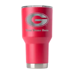 Georgia 30oz Personalized Laser Etched Tumbler