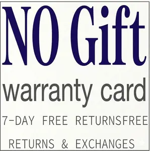 NO GIFT !!! WARRANTY CARD