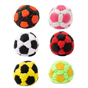 2026 Soccer Season Soft Fun Hacky Sack, Mini Football Shaped Portable Educational Juggling Toy for Kids Adults Indoor Outdoor Party