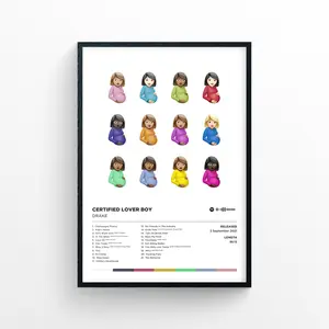 Drake "Certified Lover Boy" Poster Print