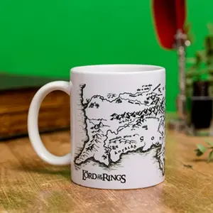 LOTR Map Mug, Middle Map Mug, Map LOTR Mug, LOTRings Mug, Gift For Friends