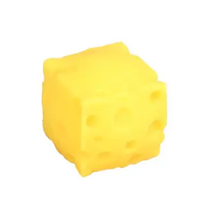Soft Cheese Stress Relief Toy, Ultra Soft Slow Rise Cheese Block, Squishy Cube, Anxiety Relief, Cute Sensory Toy, Perfect for Relaxation and Fun