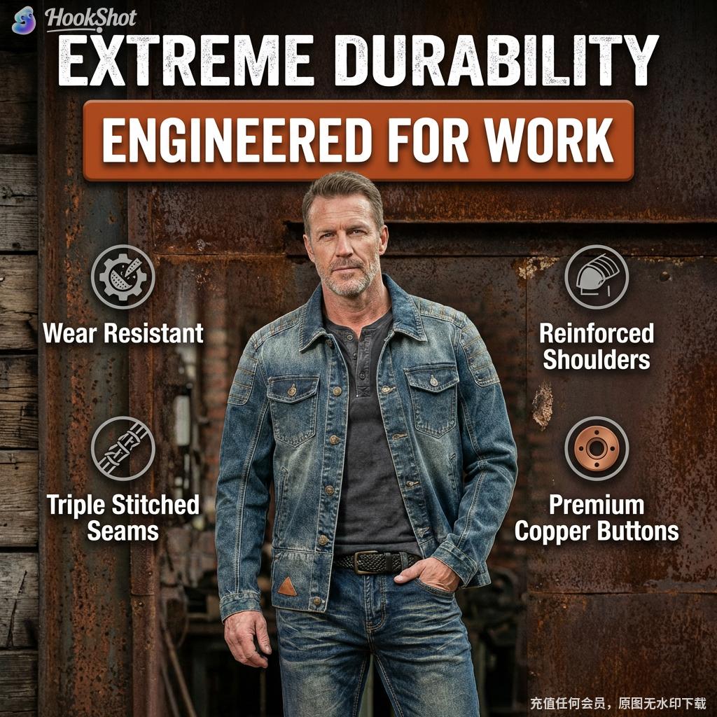 Men's Blue Denim Jacket & Jeans Matching Set, Vintage Streetwear Double Denim Outfit, Casual Regular Fit Mid-Wash Co-Ord, Trendy Spring Daily Wear, Comfortable Durable All-Denim Ensemble for Modern Men's Street Style