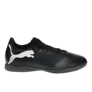 PUMA Mens Future 7 Play Indoor Soccer Cleats  - Black