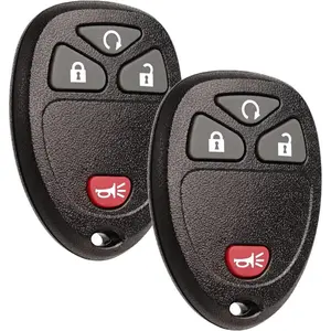 Keyless Entry Remote Control Key Fob Replacement Fits Chevy Silverado Avalanche Equinox Express Traverse GMC Yukon Sierra 1500 2500 3500 HD Acadia 2007 2008 2009 2010 2011 2012 2013 OUC60270
